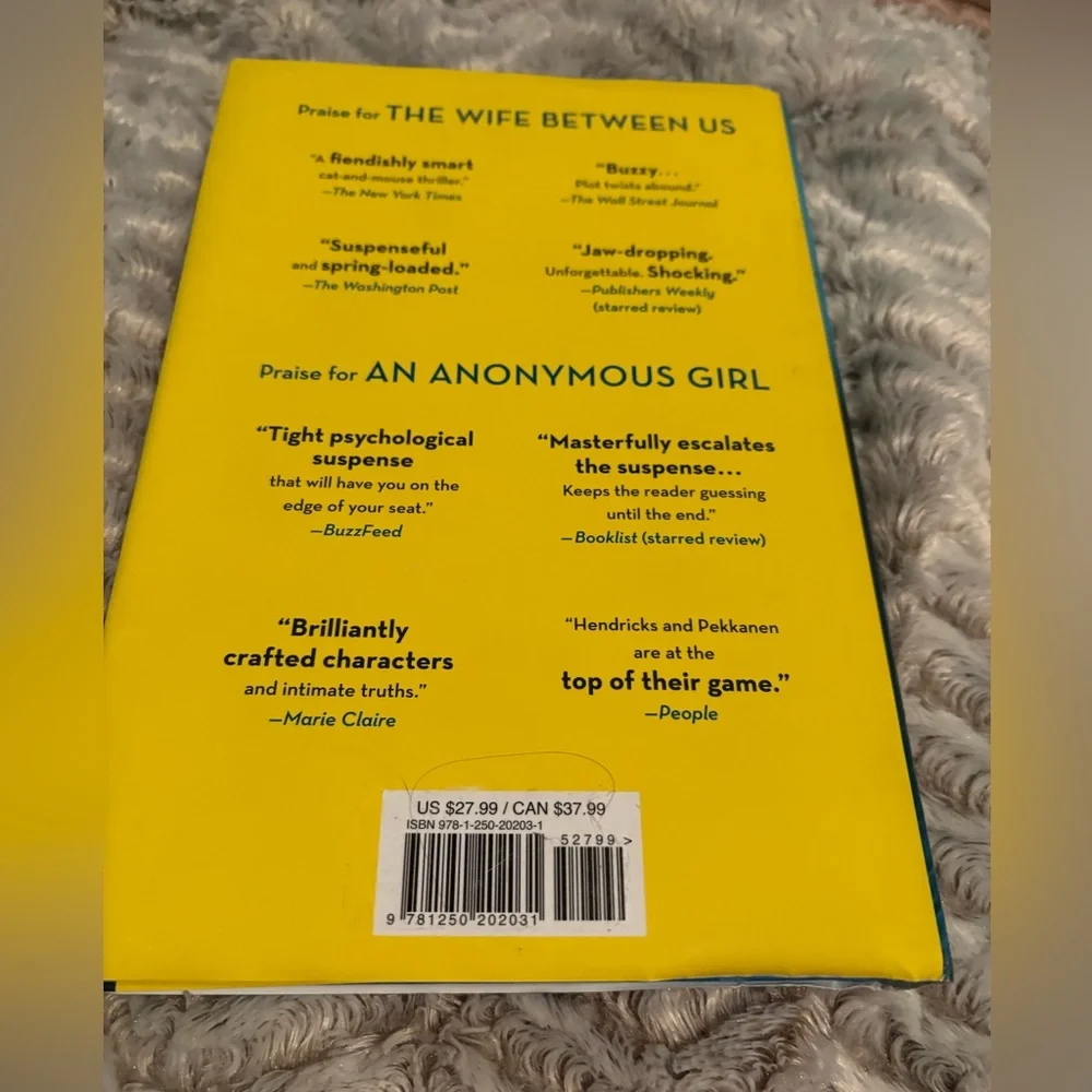 You Are Not Alone Book by Greer Hendricks & Sarah Pekkanen Hardcover - Picture 2 of 3